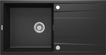 Zlewozmywak granitowy 1-komorowy z ociekaczem Eridan