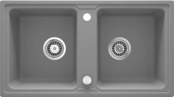 Zlewozmywak granitowy 2-komorowy Zorba