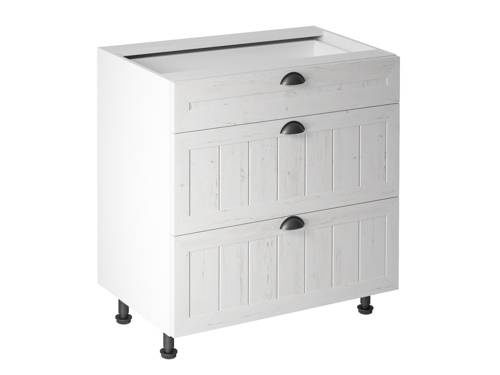 Szafka Kuchenna Dolna 3 Szuflady D80S3 Prowansja Sosna Andersen Biały Mat