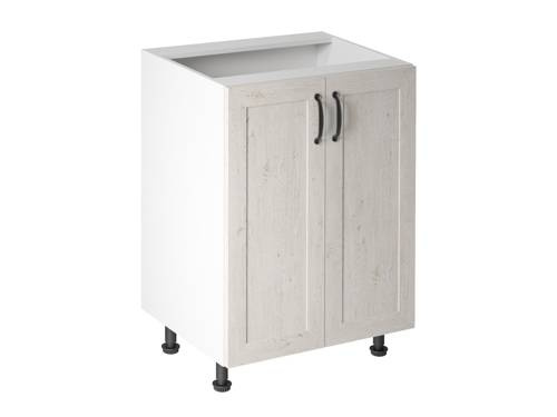 Szafka Kuchenna Dolna 2-drzwiowa D60 Royal Sosna Nordycka Biały Mat