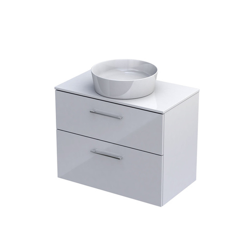 Oristo Szafka pod Umywalkę z Blatem GEO 80cm Biały Połysk