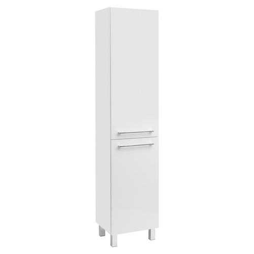 Astor Słupek Wysoki 2-drzwiowy 40 cm Sol Biały Połysk