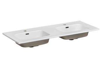 GO120D-8095 umywalka meblowa podwójna 121 x 46cm