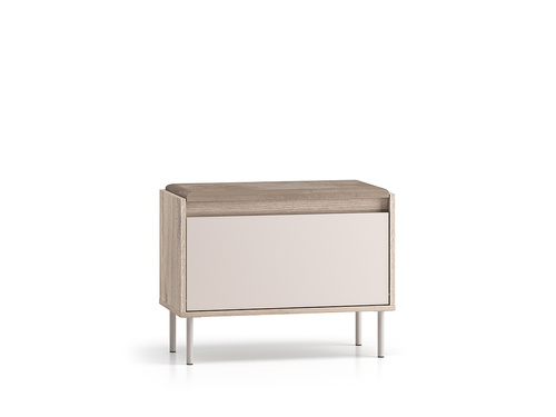 Szafka Na Buty 1D z Siedziskiem VOCO 06 Cashmere Dąb Cremona Terracotta