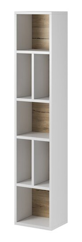 Toledo WM Regał Wiszący Biały Połysk / San Remo