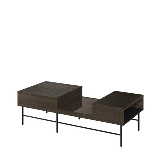 PIEMONTE PE-08 - Stolik 1S Jesion Portland/Czarny