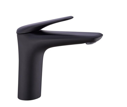 Bateria Umywalkowa Niska Niagara Czarny Mat