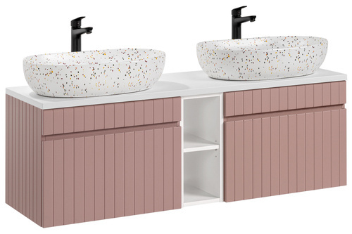 Szafki 140 cm ICONIC ROSE z umywalkami LILI MW21