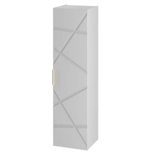 RADOM-08 - Słupek Wysoki 1-drzwiowy 130cm Biały Mat