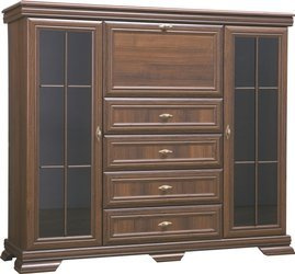 Kora Samoa KK7 - Komoda Wysoka Przeszklona Samoa King