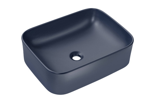 Umywalka Nablatowa Ceramiczna UN-KAMA-MNB-50 Granatowy Mat
