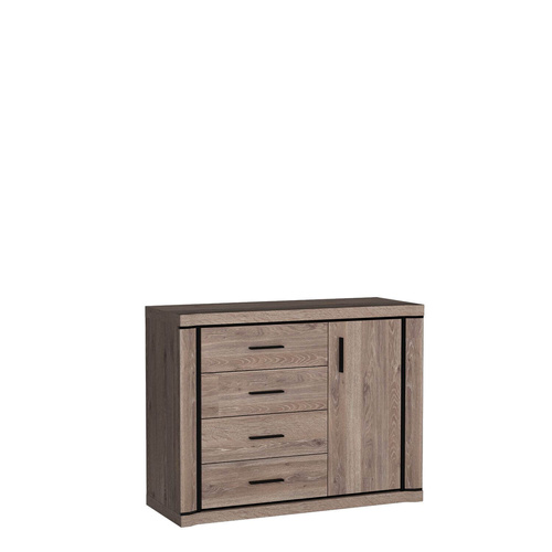 DALLAS-3 - Komoda 1D4S Dąb Truflowy