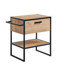 BROOKLYN 825 Szafka pod umywalkę z wieszakiem na ręcznik 1S - 60 cm