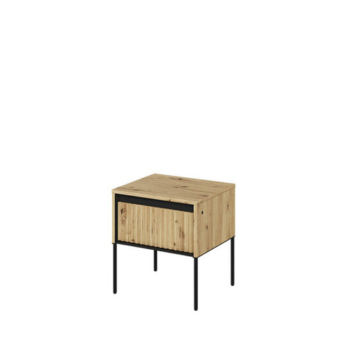 TREND TR-10 - Stolik Nocny 1S Z Oświetleniem Dąb Artisan