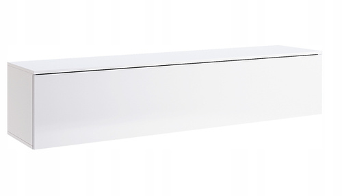 Box BX-44-WB - Komoda RTV Wisząca Biały Mat Biały Połysk