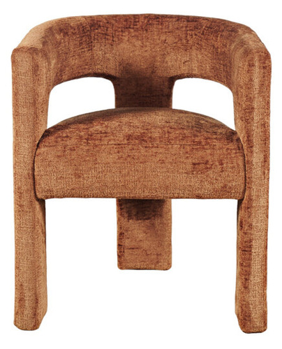 Leith LET71C Krzesło tapicerowane cynamonowe