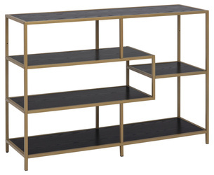 Seaford Regał Czarny