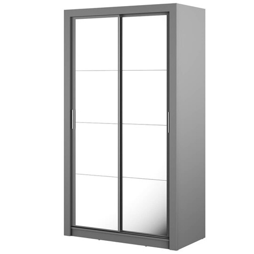 ARTI AR-19 - Szafa Przesuwna 2-drzwiowa 120 cm Szara