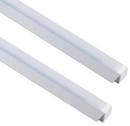 Oświetlenie Prismatic Mini 2 Pkt Białe Ciepłe L-550 Kątownik Czarny