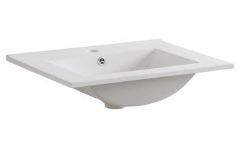 Umywalka Meblowa Ceramiczna UM-CFP LAVA 60D Biały Połysk