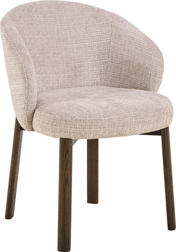 Actona Krzesło Do Jadalni z Podłokietnikiem Darlene Beżowy