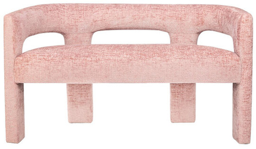 Leith LET71BP Ławka tapicerowana jasnoróżowa