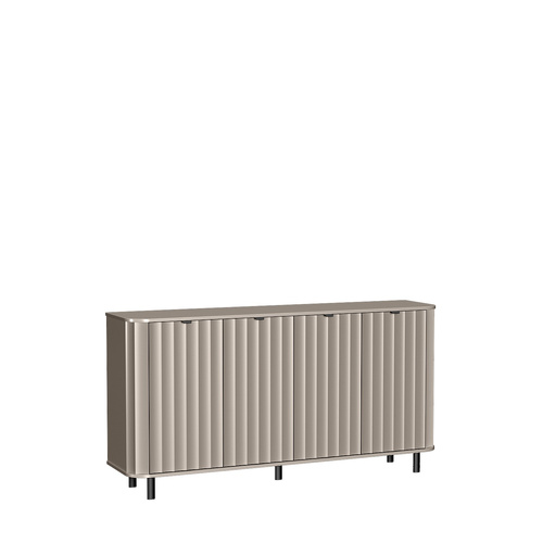 NOVADO-2 - Komoda 4-drzwiowa Clay Gray