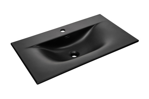 Umywalka Meblowa Ceramiczna 80 cm SKY 1 BLACK MATT 80 E-8099-80 Czarny Mat