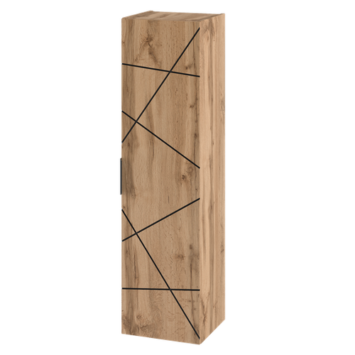 WOOD-03 - Słupek Wysoki 1-drzwiowy 130cm Dąb Wotan