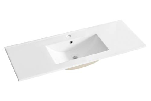 Umywalka Meblowa Ceramiczna 120 cm UM-CFP LAVA 120 Biały Połysk