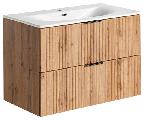 Szafka 80 cm ADEL OAK z umywalką SKY