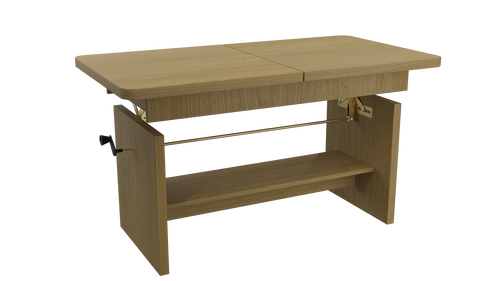 JANEK - Ławostół Ława Rozkładana Stolik Kawowy Hikora