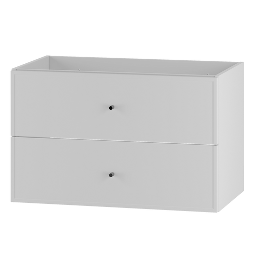 MARCO-01 Szafka Pod Umywalkę 2S 80 cm Biały Mat