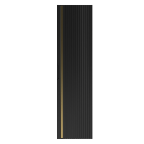 VESPER-03 - Słupek Wysoki 1-drzwiowy 130cm Czarny Mat