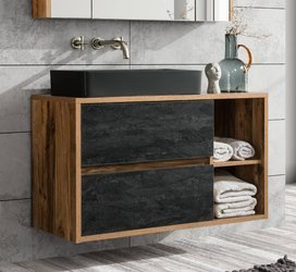 Szafka z umywalką 824-100BL Hampton 100 cm 