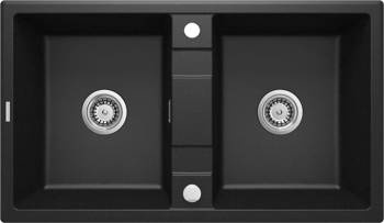 Zlewozmywak granitowy 2-komorowy Eridan