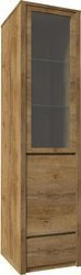 MONTANA LEFKAS W1D - Witryna 1-drzwiowa Dąb Lefkas