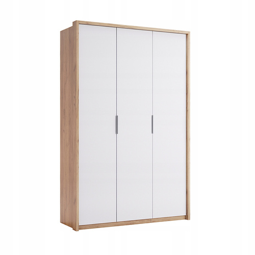 Asti AS-23-WB - Szafa 3-drzwiowa Dąb Craft Biały Połysk
