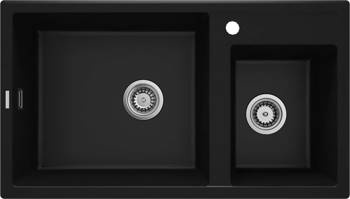 Zlewozmywak granitowy 2-komorowy Eridan