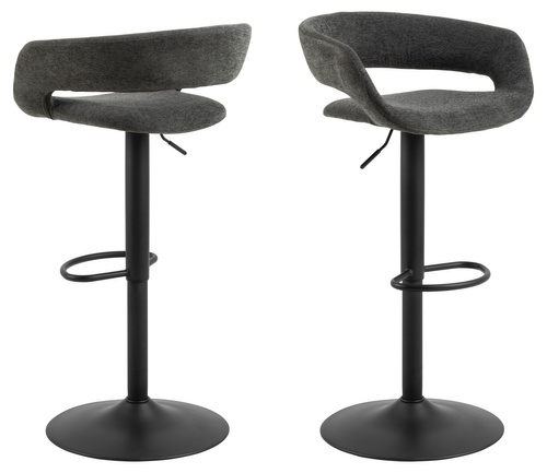 Actona Hoker Obrotowy Grace Ciemny Szary