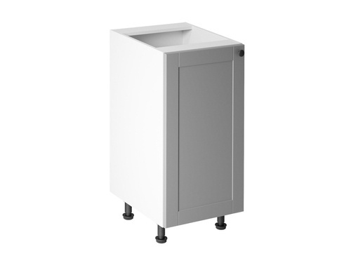 Szafka Kuchenna Dolna 1-drzwiowa D40 P/L Linea Grey Szary Mat