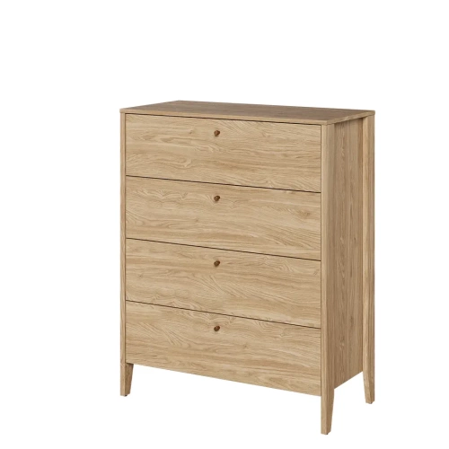 COZY CZ-03 - Komoda 4 Szuflady Dąb Olejowany
