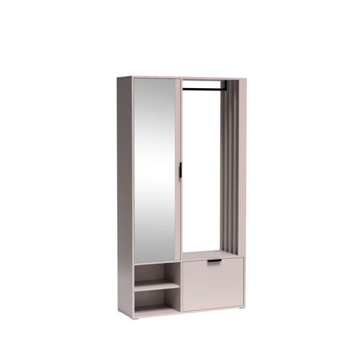 MILO UNI - Garderoba 2-drzwiowa z Lustrem Cashmere