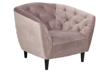 Ria Fotel tapicerowany brudny róż