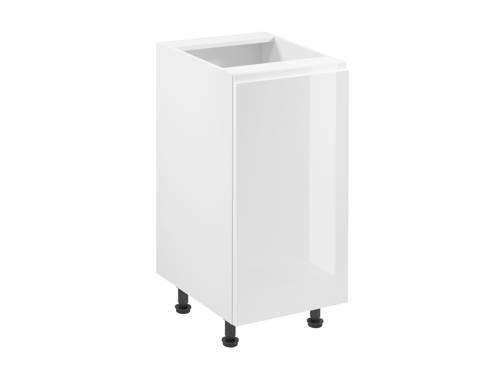 Szafka Kuchenna Dolna 1-drzwiowa Lewa D40-L Aspen White Biały Połysk