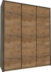 MONTANA GREY S3D - Szafa 3-drzwiowa Dąb Lefkas/Smooth Grey