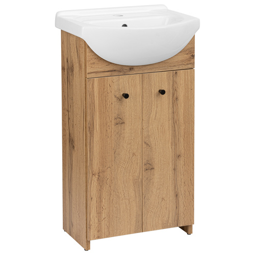 Astor Zestaw Pik Wotan 45 cm Szafka z Umywalką Dąb Wotan