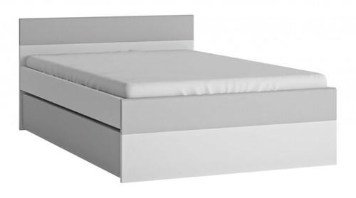 Flexi FLXZ02 - Łóżko 120 1S Białe/Szare