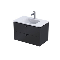 Oristo Szafka pod umywalkę 80 cm SIENA czarny mat