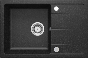 Zlewozmywak granitowy 1-komorowy z ociekaczem Leda